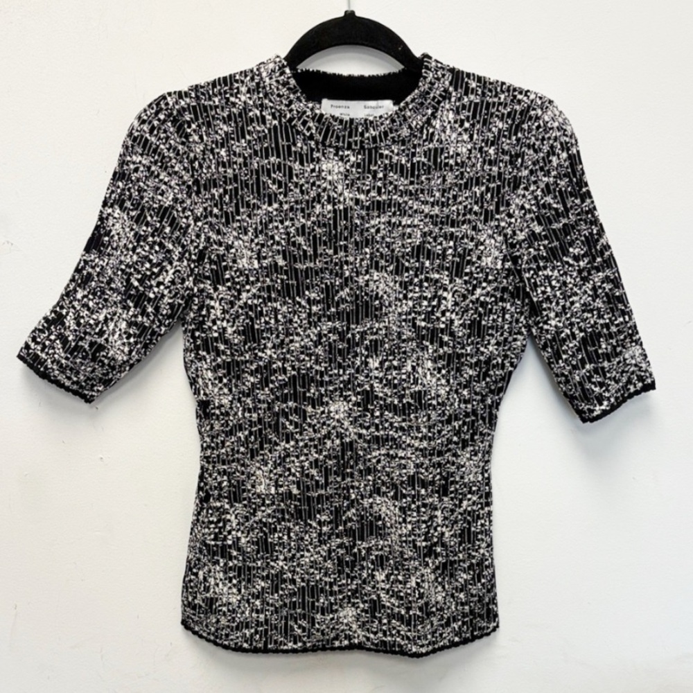 Size small 
Proenza Schouler Monochrome Short Sleeve Top
Bc